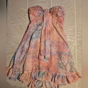 For Love And Lemons Pastel Floral Dress